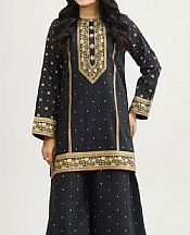 Kayseria Black Lawn Suit (2 pcs)- Pakistani Lawn Dress