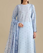 Kayseria Ice Blue Lawn Suit- Pakistani Lawn Dress