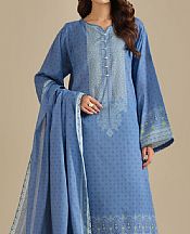 Kayseria Blue Lawn Suit- Pakistani Lawn Dress