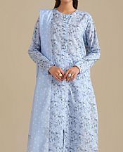 Kayseria Cornflower Blue Lawn Suit- Pakistani Designer Lawn Suits