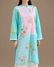 Kayseria Turquoise Lawn Suit (2 pcs)- Pakistani Designer Lawn Suits