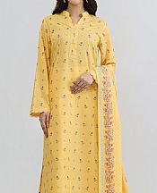 Kayseria Sand Gold Lawn Suit- Pakistani Designer Lawn Suits