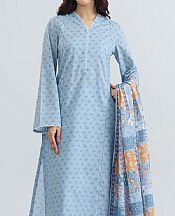 Kayseria Light Blue Lawn Suit- Pakistani Designer Lawn Suits