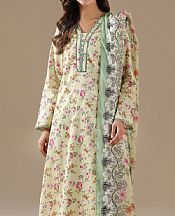 Kayseria Off White Lawn Suit- Pakistani Designer Lawn Suits