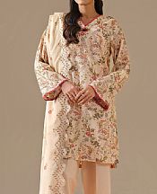 Kayseria Beige Lawn Suit- Pakistani Lawn Dress