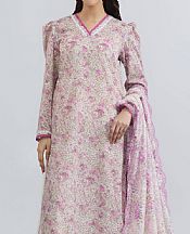 Kayseria Off White/Pink Lawn Suit- Pakistani Lawn Dress