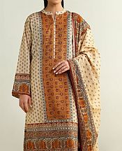 Beige Lawn Suit