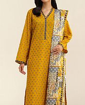 Kayseria Mustard Lawn Suit- Pakistani Designer Lawn Suits