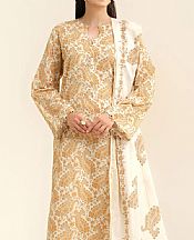 Kayseria Beige Lawn Suit- Pakistani Lawn Dress
