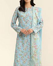 Kayseria Baby Blue Lawn Suit- Pakistani Designer Lawn Suits