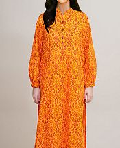 Kayseria Orange Lawn Suit (2 pcs)- Pakistani Lawn Dress
