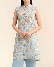 Kayseria Baby Blue Lawn Suit (2 Pcs)- Pakistani Designer Lawn Suits