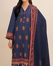 Kayseria Blue Khaddar Suit- Pakistani Winter Clothing