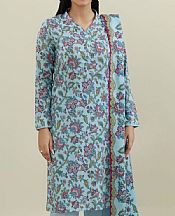Kayseria Cadet Blue Khaddar Suit- Pakistani Winter Dress
