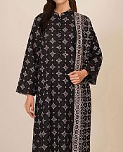 Kayseria Black Khaddar Suit- Pakistani Winter Dress