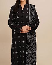 Kayseria Black Khaddar Suit- Pakistani Winter Clothing