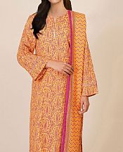Kayseria Peach Khaddar Suit- Pakistani Winter Clothing