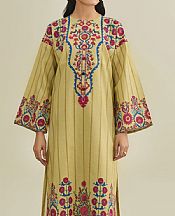 Kayseria Beige Khaddar Suit (2 Pcs)- Pakistani Winter Dress