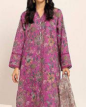 Khaadi Tulip Pink Cambric Suit- Pakistani Winter Clothing