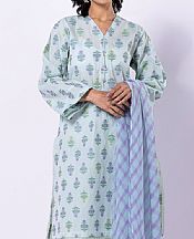 Off-white/Lilac Jacquard Suit- Pakistani Designer Lawn Dress