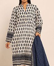 Khaadi Off-white Khaddar Suit- Pakistani Winter Dress