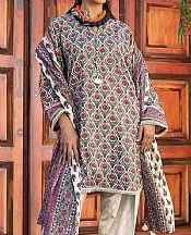 Khaadi Beige Lawn Suit- Pakistani Designer Lawn Suits