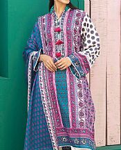 Khaadi Multicolor Lawn Suit- Pakistani Designer Lawn Suits