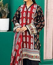 Khaadi Black Cambric Suit- Pakistani Designer Lawn Suits