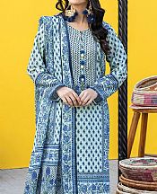 Khaadi Blue Lawn Suit- Pakistani Designer Lawn Suits