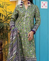 Khaadi Green Lawn Suit- Pakistani Lawn Dress