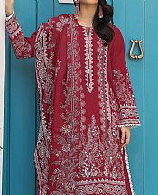 Khaadi Scarlet Lawn Suit- Pakistani Lawn Dress
