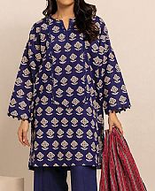 Khaadi Dark Blue Khaddar Suit- Pakistani Winter Dress