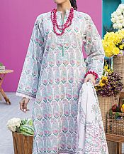 Khaadi Off-white/Pink Messuri Suit- Pakistani Lawn Dress