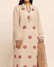 Khaadi Off-white Crosshatch Suit