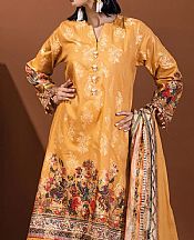 Khaadi Mustard Yarn Dyed Suit- Pakistani Winter Clothing