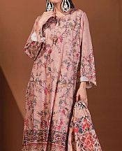 Khaadi Tea Pink Yarn Dyed Suit- Pakistani Winter Clothing