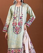 Khaadi Light Green Yarn Dyed Suit- Pakistani Winter Dress