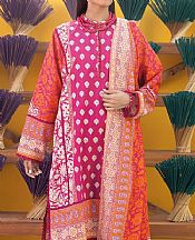 Khaadi Hot Pink Lawn Suit- Pakistani Designer Lawn Suits
