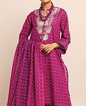 Khaadi Hot Pink Khaddar Suit- Pakistani Winter Clothing