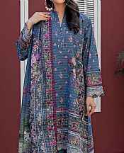 Khaadi Blue Messuri Suit- Pakistani Lawn Dress
