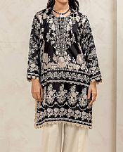 Khaadi Black/Ivory Lawn Suit (2 pcs)- Pakistani Lawn Dress