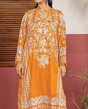 Khaadi Cadmium Orange Lawn Suit (2 pcs)- Pakistani Designer Lawn Suits