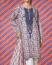 Khaadi Pink/Blue Zodiac Lawn Suit (2 pcs)- Pakistani Designer Lawn Suits