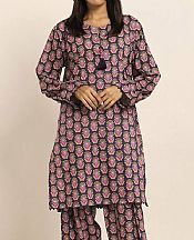 Khaadi Purple Cambric Suit (2 Pcs)- Pakistani Winter Dress