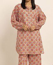 Khaadi Ivory Cambric Suit (2 Pcs)- Pakistani Winter Dress