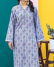 Khaadi Powder Blue Cambric Suit (2 Pcs)- Pakistani Designer Lawn Suits