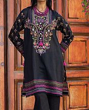 Khaadi Black Cambric Suit (2 Pcs)- Pakistani Designer Lawn Suits