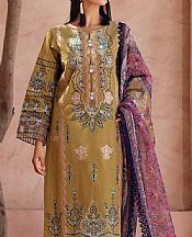 Khas Dark Sand Jacquard Suit- Pakistani Designer Lawn Suits