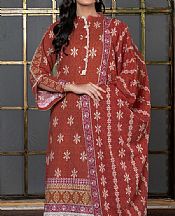 Khas Pale Carmine Khaddar Suit- Pakistani Winter Dress