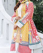 Yellow Lawn Suit- Pakistani Designer Lawn Dress